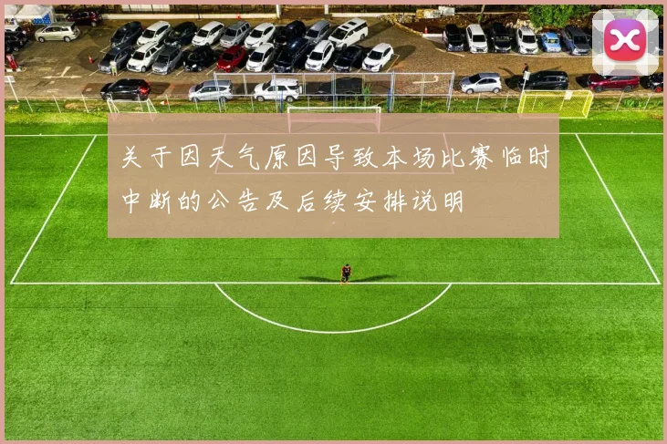 关于因天气原因导致本场比赛临时中断的公告及后续安排说明